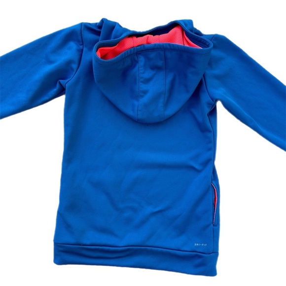 Nike Girls Blue Pullover Hoodie Size 6 - Picture 3 of 6